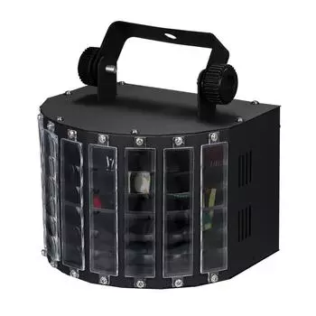 Neoglint 100240 В 24 Вт RGBW светодиоды 7 каналов Dmx 512 Голосовая активация Голосовое управление Автоматическое управление чёрный