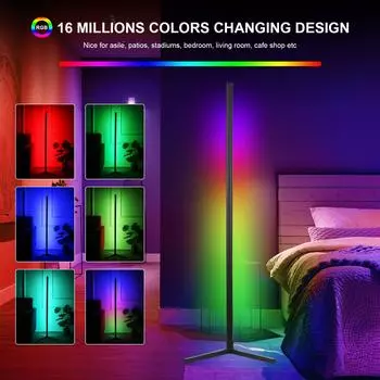 Neoglint D C5V BT Connected 72 светодиода угловой напольный светильник RGB торшер с контроллером Поддерживаемые телефоны управление через приложение/музыка