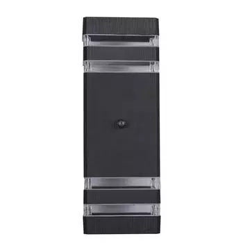 Настенное бра от заката до рассвета, алюминиевый настенный светильник, IP65, водонепроницаемое настенное освещение чёрный