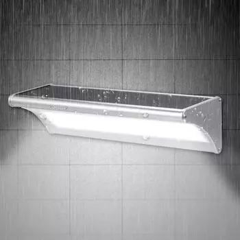 Neoglint солнечный настенный светильник радар с датчиком движения уличный водонепроницаемый садовый светильник из алюминиевого сплава S серебряный