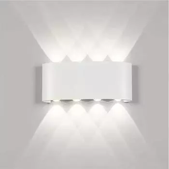 Neoglint Современные светодиодные настенные бра 8 Вт Up Down Настенный светильник Холодный белый свет для белый