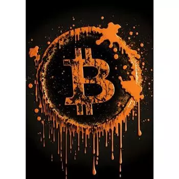 Neon Bitcoin Canvas Painting Ethereum Art Posters and Print Modern Fashion Pop Wall Pictures for Living Room Home Office Decor 21cm30cm NoFrame