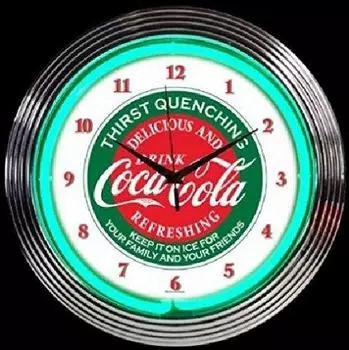 Neon Clock Retro Wall Clock Coca-Cola [Item]