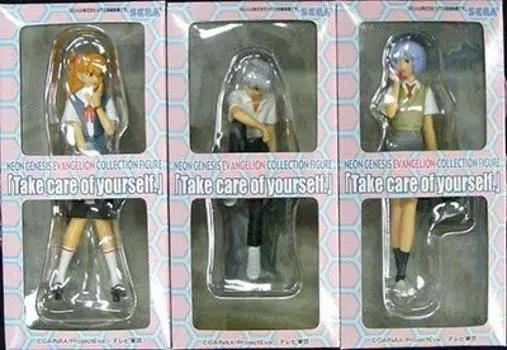 Neon Genesis Evangelion Collection Figure Take Care of Yourself All 3 Types Set
