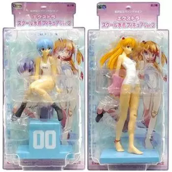 Neon Genesis Evangelion EX School Swimsuit Figure All 2 Types Set Ver.2