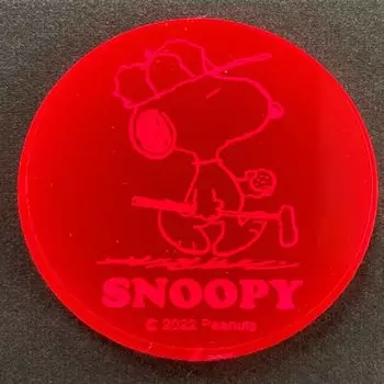 Неоновый маркер Uplark Snoopy X-665 Snoopy Golf (350) красный