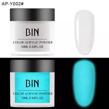 Неоновый пигмент, пудра для ногтей, блестки для ногтей, акрил с блестками One Size