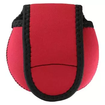 Neoprene Reel Cover Bait Reel Reel Case Shimano Daiwa Abu Garcia Reel Pouch for Bait S Size All Red