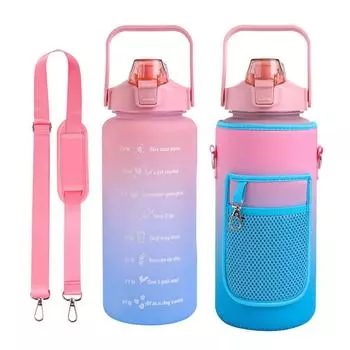 Neoprene Water Bottle Case Sleeve Mesh Pack Tumbler Holder Bag Sport Water Bottle Cover Shopping