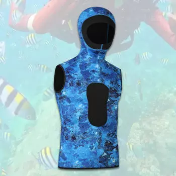 Neoprene Wetsuit Hooded Vest Gift Versatile Multifunction Adult for Men Women M
