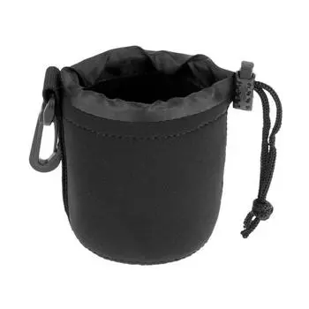 Неопреновая сумка для объектива Сумка для объектива камеры DSLR Водонепроницаемая противоударная поясная сумка Держатель объектива Цилиндр с внутренней частью