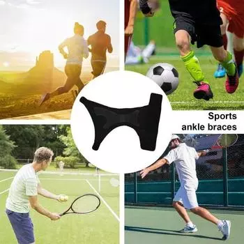 Неопреновый бандаж для поддержки лодыжки, удобный беговой спортивный бандаж, дышащий регулируемый бандаж для защиты