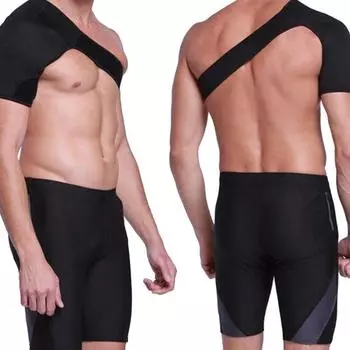 Неопреновый бандаж на одно плечо, дышащий, защитный ремень для спины, пояс для спортивного ухода за телом, бандаж для мужчин и женщин