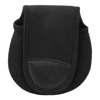 Неопреновый чехол для катушки для литья, защитный чехол для рыболовных снастей, черный