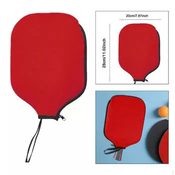 Неопреновый чехол для ракетки Pickleball, спортивные принадлежности, чехол для настольного тенниса