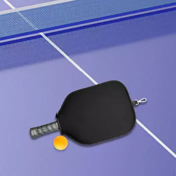 Неопреновый чехол для ракетки Pickleball, защита премиум-класса чёрный