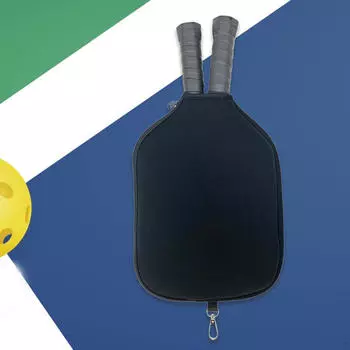 Неопреновый чехол для ракетки, защитный держатель, пылезащитный чехол для спортивных принадлежностей для настольного тенниса чёрный