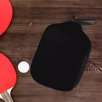 Неопреновый чехол для весла, чехол для головы Pickleball, сумка для хранения с ремешком, чехол для ракетки Black