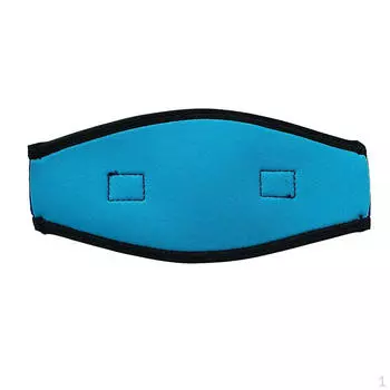 - Неопреновый сменный ремень для очков для дайвинга, обертка для волос и снаряжения чёрный