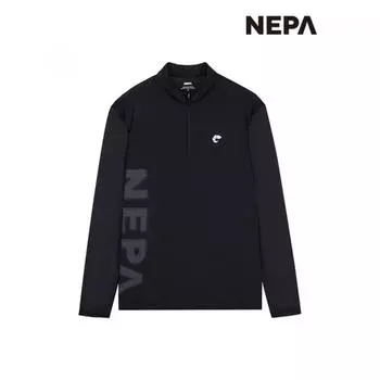 Nepa Футболка Nepa Men S Mountain Logo с длинным рукавом и застежкой-молнией 7i35402 CLOUD BLUE_857/105