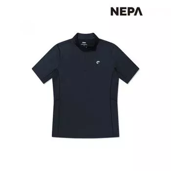 Nepa Футболка Nepa Women S Rico Rico с коротким рукавом и застежкой-молнией 7i45404 NIGHT_827/090