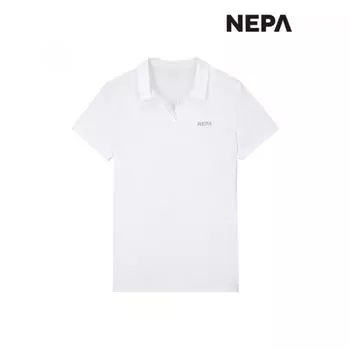Nepa Футболка-поло Nepa Women S Active TricoT с открытым воротом 7i45221 LIGHT GREY_191/090