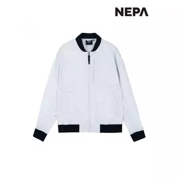 [Nepa] Nepa Men S lifeStyle Bomber Wind Jacket 7i30641 BLACK_199/095