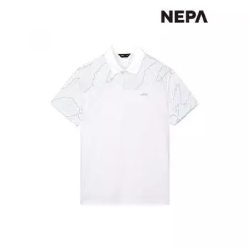 [Nepa] Nepa Men S lifeSTyle ConTour Polo T ShirT 7i35243 OFF WHITE_101/095