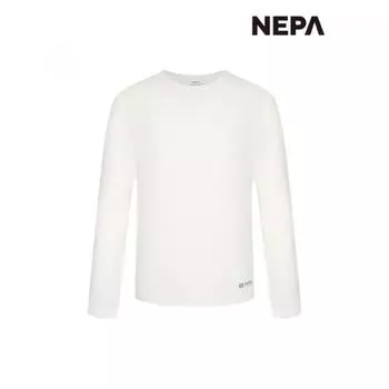 Nepa Nepa Men S свежая круглая футболка Dono 7j35300 BLACK_C01/095