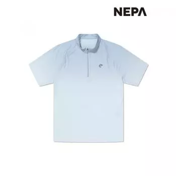 Nepa Nepa Мужская футболка Mountain aSkin Dot с коротким рукавом и застежкой-молнией 7i35407 OFF WHITE_101/095