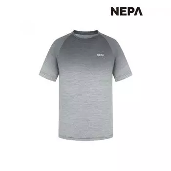 Nepa Nepa Мужская футболка Trail Joy с короткими рукавами и круглым вырезом 7j35323 MELANGE NAVY_L46/095