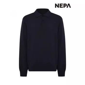 Nepa Nepa Мужской свитер-поло LifeStyle 7h75248 BLACK_199/095