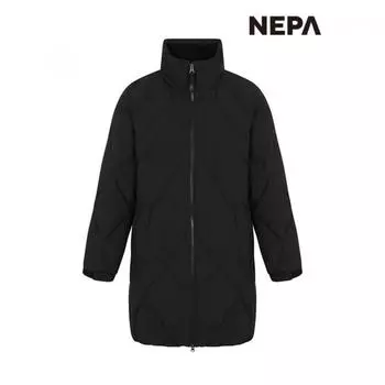 Nepa Nepa Women S Cloud Tube Long Down Jacket 7j82073 BLACK_C01/090