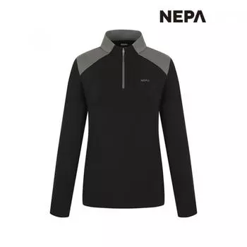 Nepa Nepa Женская футболка с застежкой-молнией Mountain Block 7j65405 BLACK_C01/085