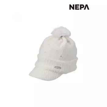 Nepa Nepa Женская шапка-бини с бриллиантами 7h87431 BLACK_199/000