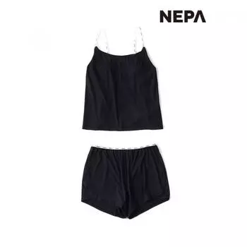 Nepa Nepa Женский комплект из топа и брюк S 7ibo106 BLACK_199/085