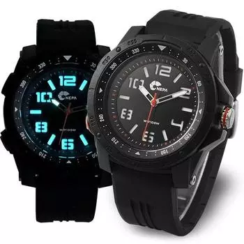 Nepa светодиодная подсветка светящиеся студенческие мужские спортивные часы, популярные корейские часы