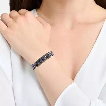 Непальский браслет ручной работы из тибетской бирюзы круглой огранки