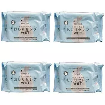 Nepia Oshiri Celebrity WET Refill 60 шт. Без запаха x 4 шт. [Оптовая закупка]