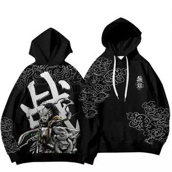 Непобедимый демон 3D цифровая печать толстовка мужчины женщины мода толстовки воин дух куртка мужская одежда косплей костюм S