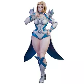 Неподвижная кукольная коллекционная версия, масштабная кукольная настольная кукла, украшения с одним аксессуаром One Size белый