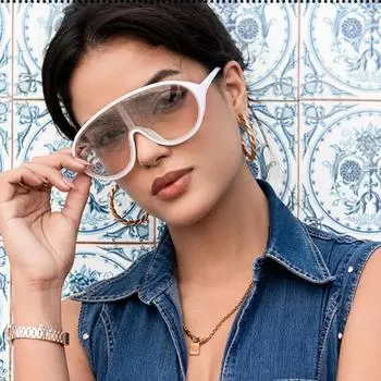 Неполяризованные большие модные солнцезащитные очки женские новые зеркальные спортивные очки для езды на велосипеде на открытом воздухе модные стильные фирменные дизайнерские оттенки