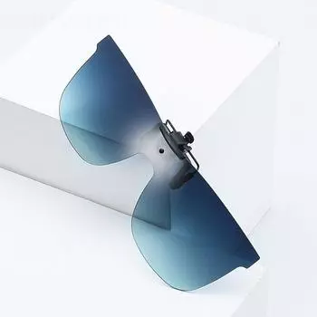 Неполяризованные классические мужские солнцезащитные очки с откидной крышкой, женские, для вождения, езды на велосипеде, квадратные солнцезащитные очки с антибликовым покрытием, для рыбалки и активного отдыха