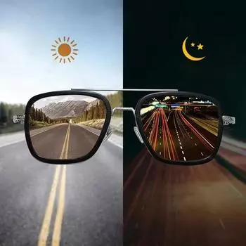 Неполяризованные квадратные мужские солнцезащитные очки для вождения в стиле стимпанк с металлической оправой, классические ретро-градиентные солнцезащитные очки для женщин в стиле панк