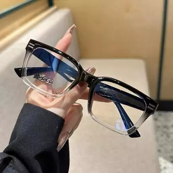 Неполяризованные квадратные простые солнцезащитные очки женские модные винтажные очки женские высококачественные ретро очки женские