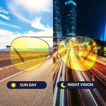 Неполяризованные очки ночного видения для мужчин и женщин, винтажные квадратные солнцезащитные очки с желтыми линзами, антибликовые очки для ночного вождения, солнцезащитные очки