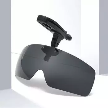 Неполяризованные солнцезащитные очки-клипсы для мужчин, поляризованные очки ночного видения, козырьки для шляп, регулируемые очки-клипсы для шляп, мужские очки для рыбалки, велоспорта, гольфа