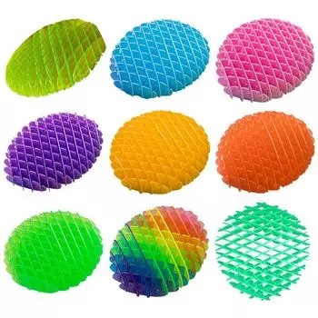 Непоседа Червь Роман Игрушка Декомпрессия Червь Игрушка Сенсорный Стресс Тревога Рельеф Игрушки синий