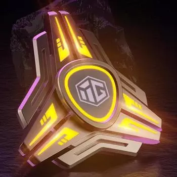 Непоседа крутой светящийся гироскоп на кончике пальца EDC игрушка для снятия стресса подарок для взрослых и детей