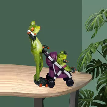 Непослушная смоляная коляска «Мама», фигурка лягушки, настольный стол, украшения для спальни